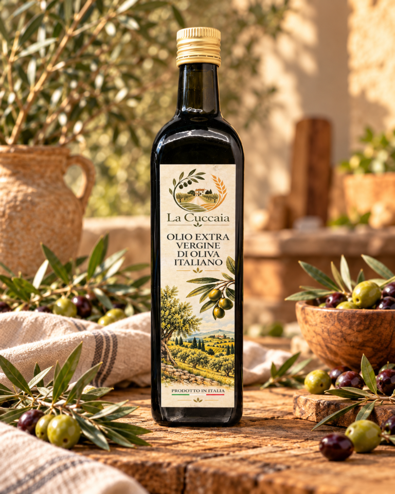 Olio Extra Vergine di Oliva Italiano – 750 ml | La Cuccaia